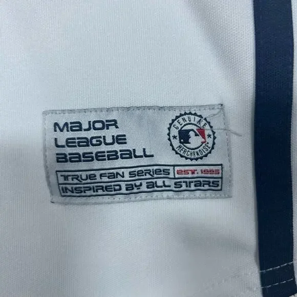 Cleveland Indians MLB Men’s Vintage True Fan Series Jersey Shirt Size Large - Picture 6 of 8